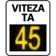 Indicator rutier afisare viteza – multicolor (3 LEd-uri), 45 cm, date trafic, carcasa aluminiu Indicator rutier afisare viteza – multicolor (3 LEd-uri), 45 cm, date trafic, carcasa aluminiu